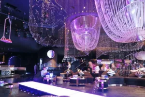 Dubai escorts in luxury club lounge