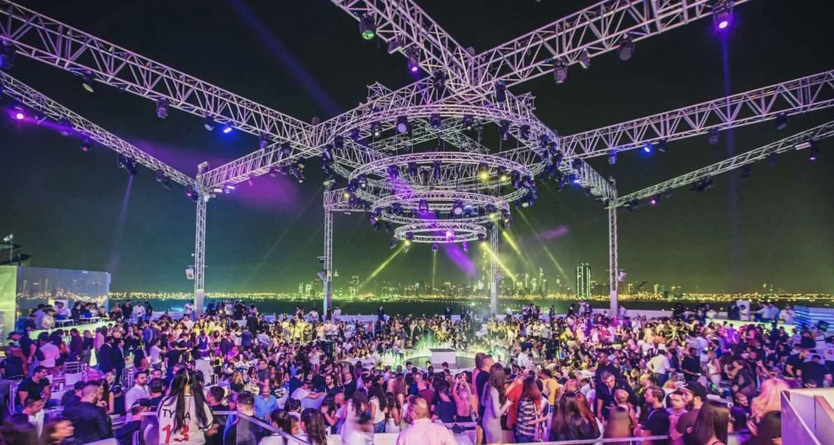 VIP escort Dubai dancing at private event